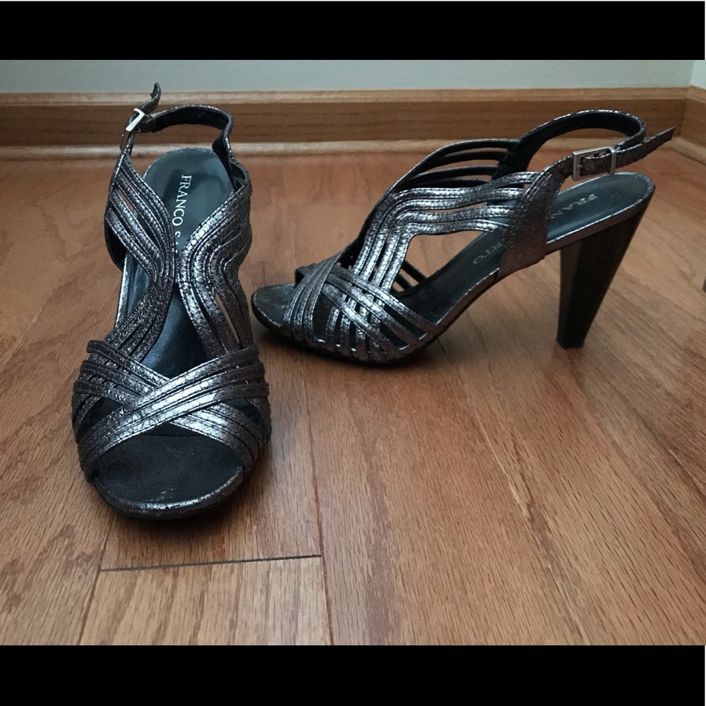 Franco Sarto Metallic Heels